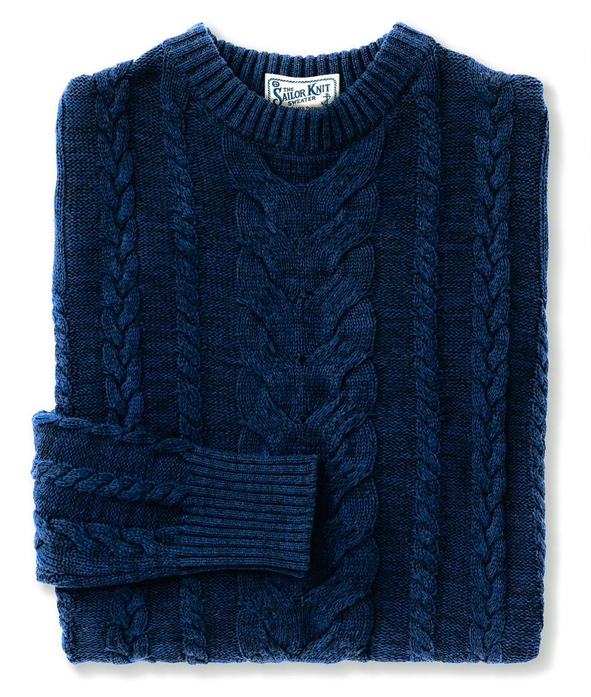 Sailor Knit Sweater in Navy