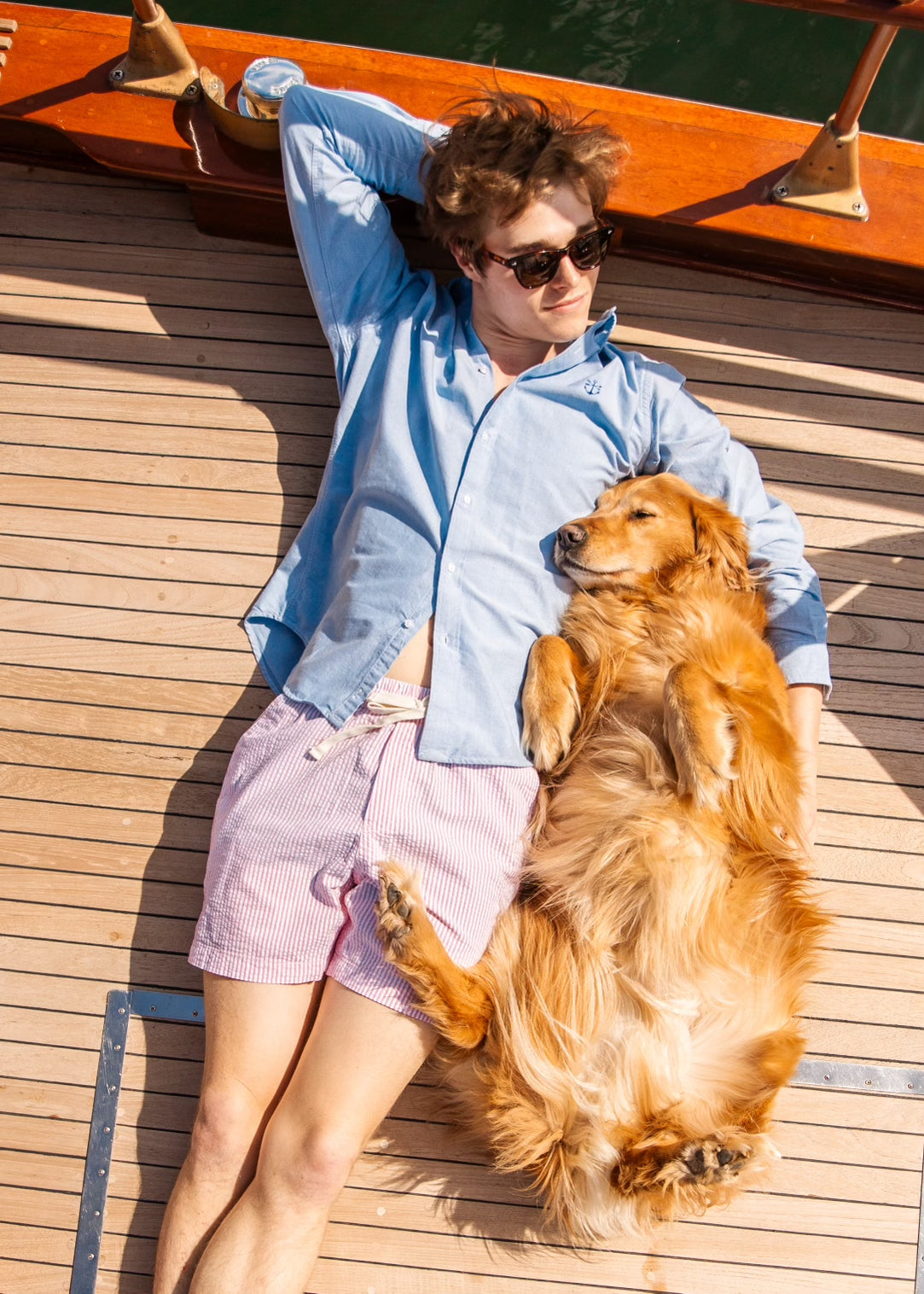 Sailor's Delight Seersucker Drawstring Shorts