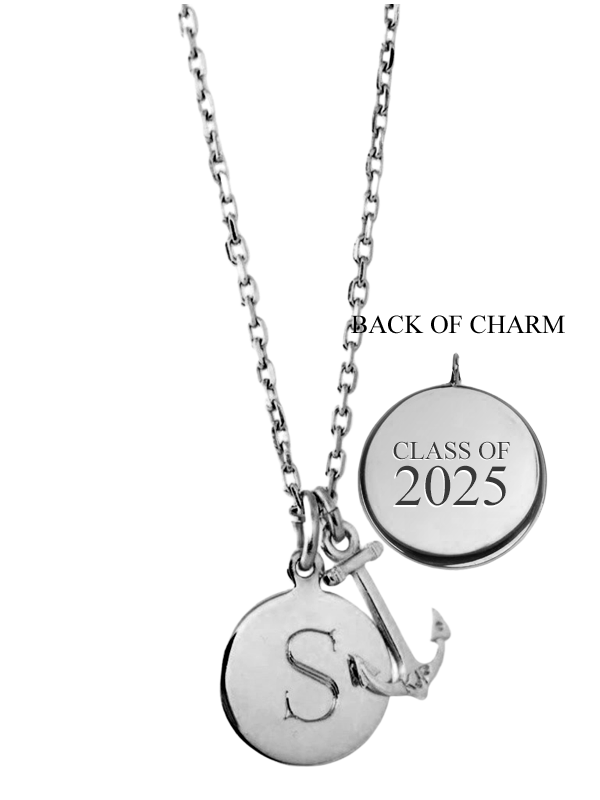 Sailor's Keepsake Engravable Graduation Silver Necklace