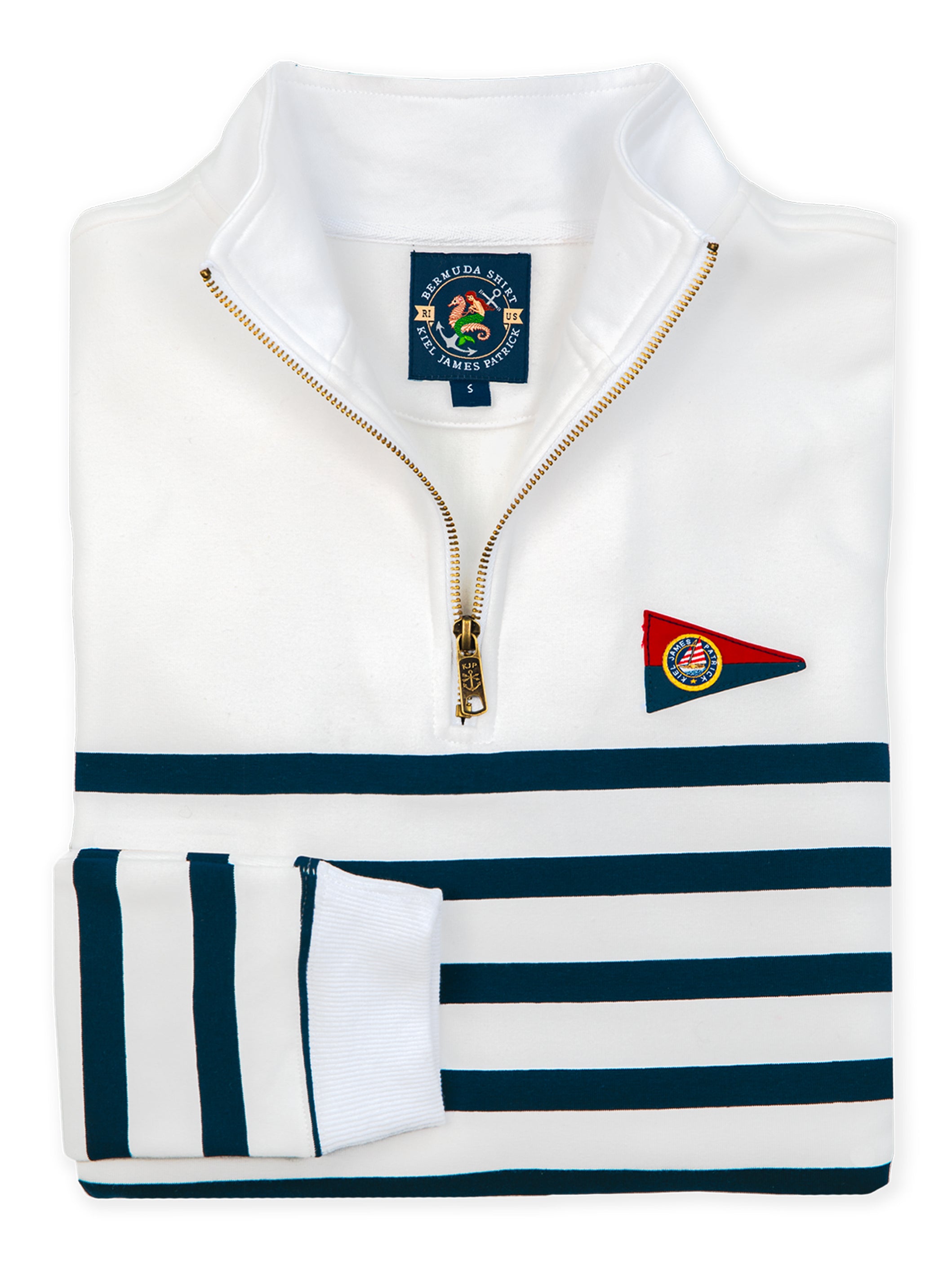 Saltwater Striped Quarter Zip - Women's