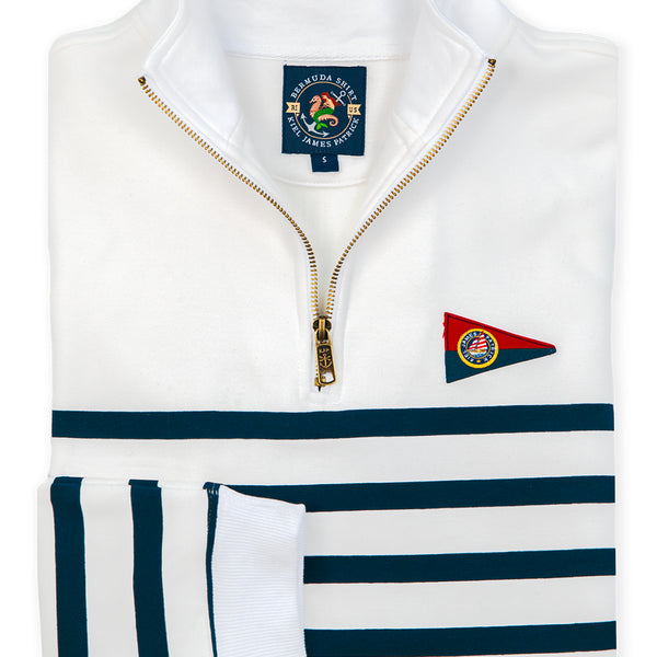Saltwater Striped Quarter Zip - Women's – Kiel James Patrick