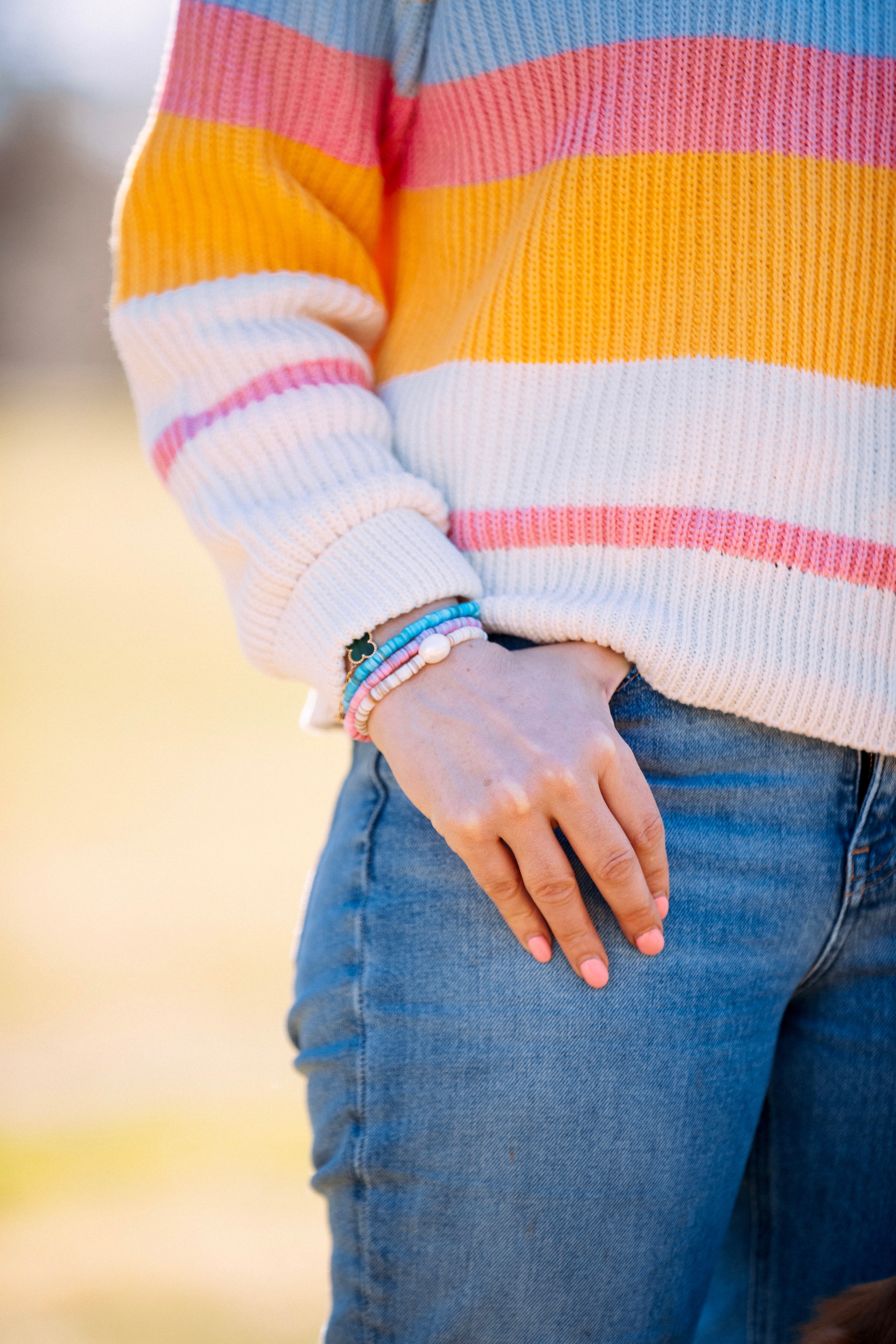 Sunset Shores Shell Bracelet