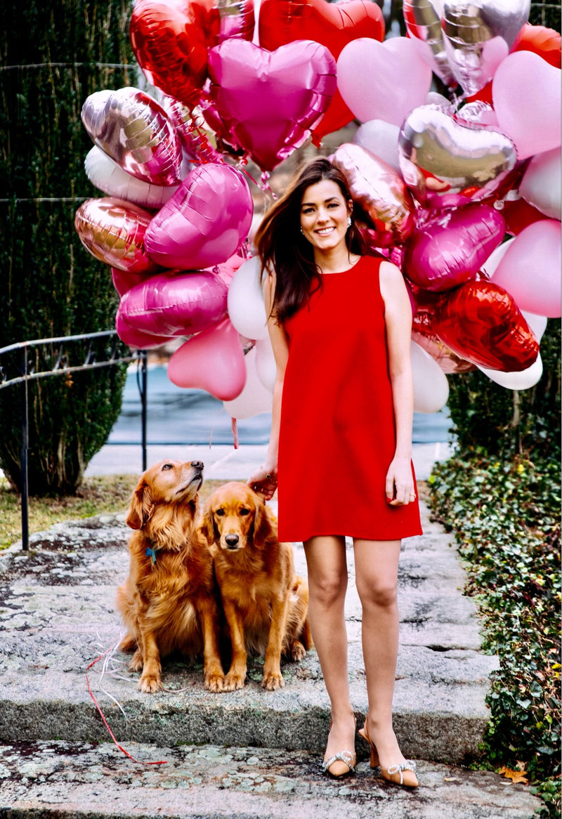 KJP Women's Madeline Trapeze Dress in Red M KJP Women's Madeline Trapeze Dress in Red M