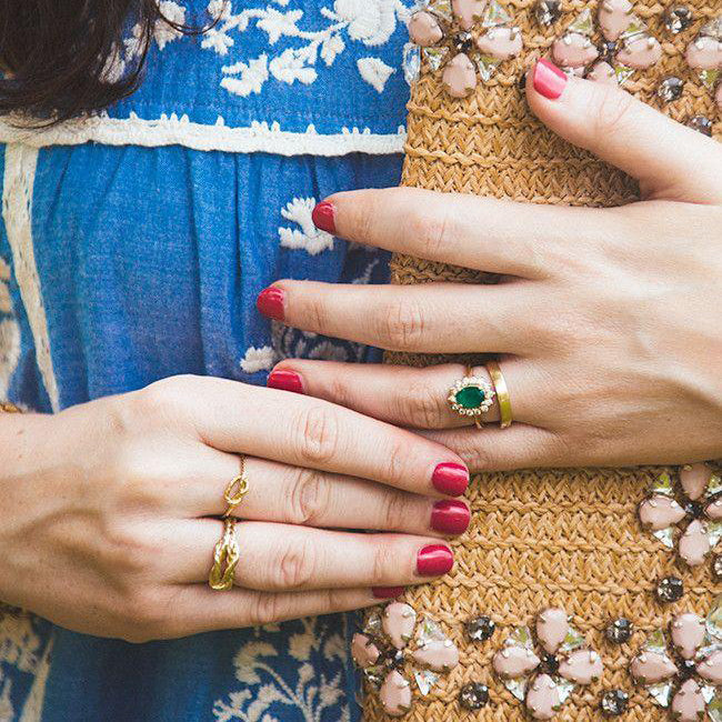 Sailor's Knot Gold Ring