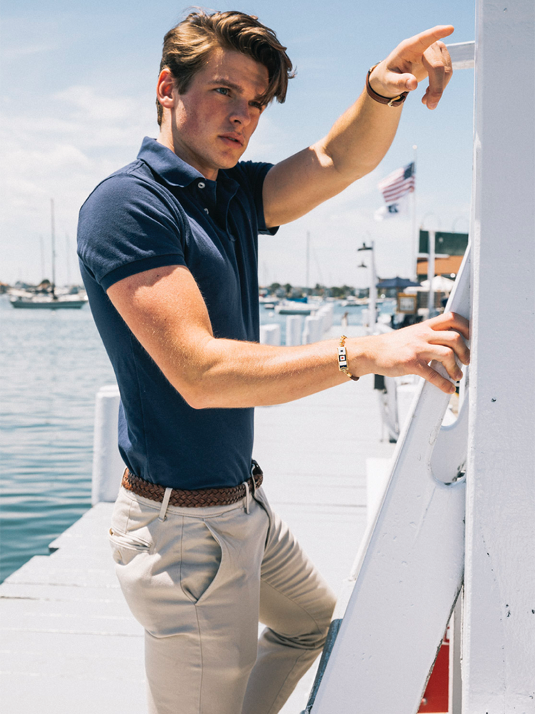 Lake George Sunfish - Kiel James Patrick Anchor Bracelet Made in the USA