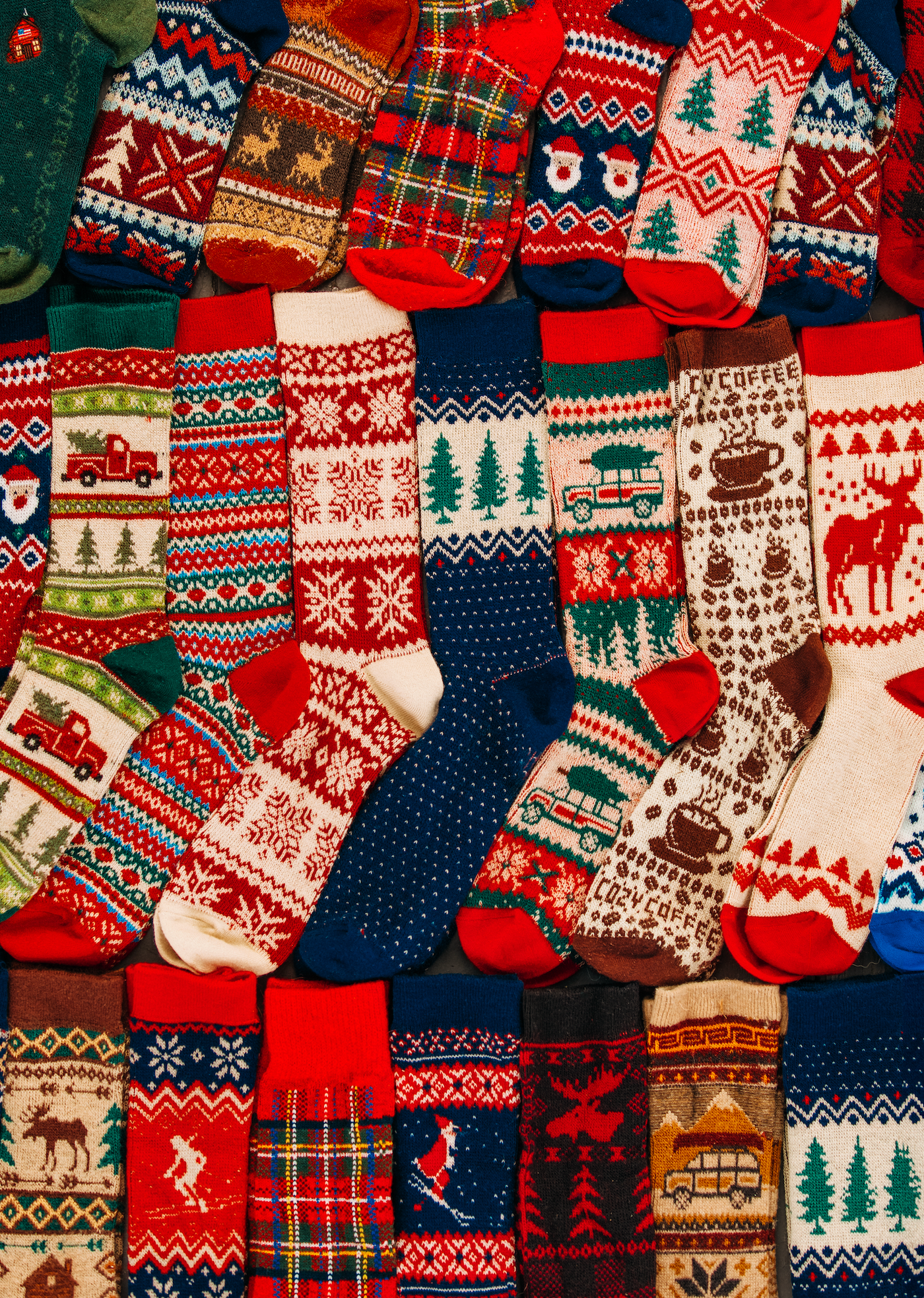 KJP Holiday Snowflake Fair Isle Pattern Knit Socks – Kiel James KJP Holiday Snowflake Fair Isle Pattern Knit Socks – Kiel James