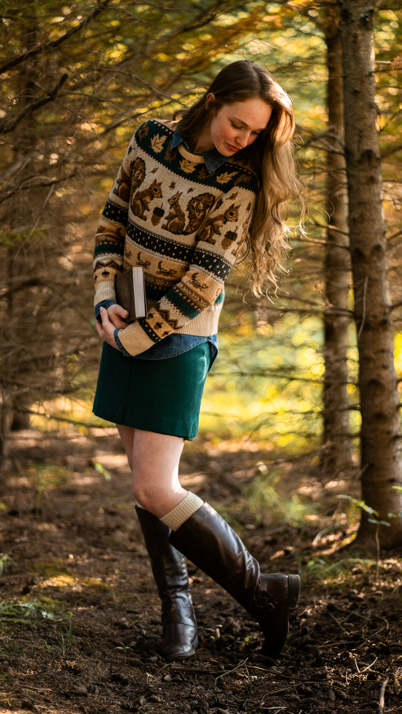 The Squirrel Nut Harvest Sweater