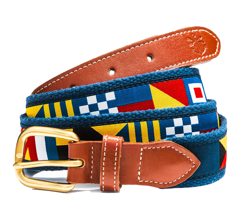Sailing Flag Ribbon Belt – Kiel James Patrick