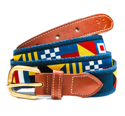 Sailing Flag Ribbon Belt