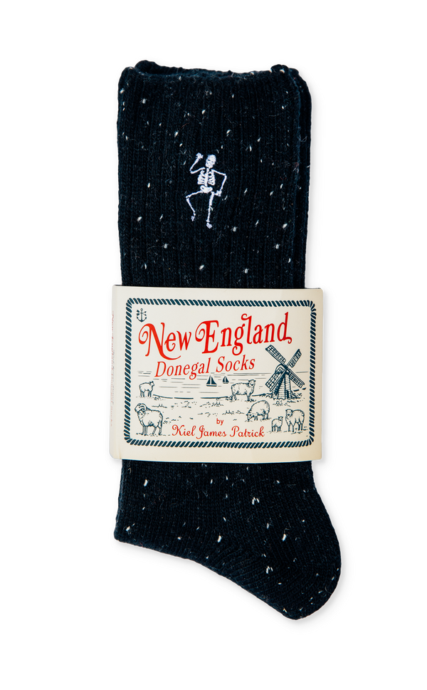 Skeleton Donegal Socks