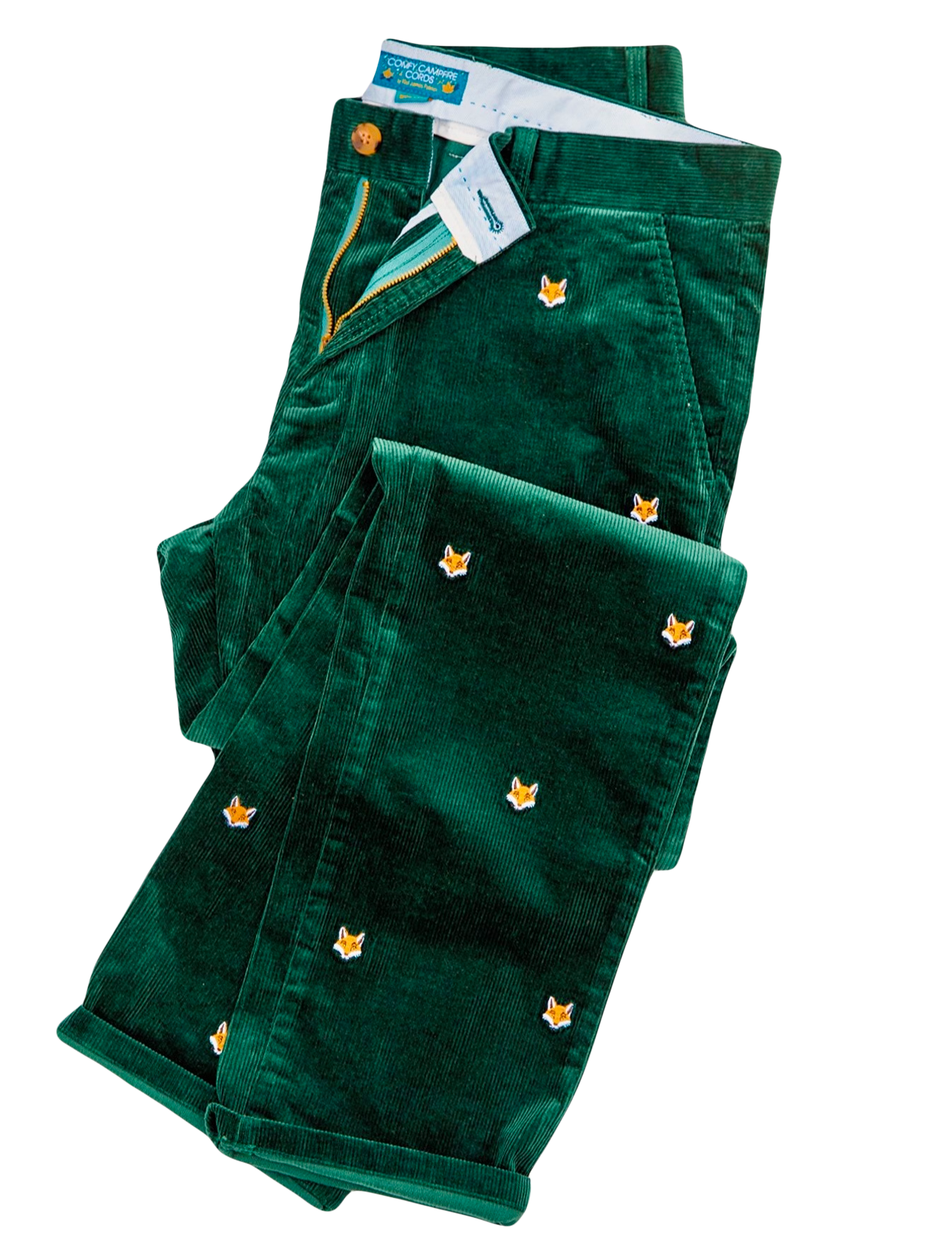 Sly Fox Corduroy Pants in Green