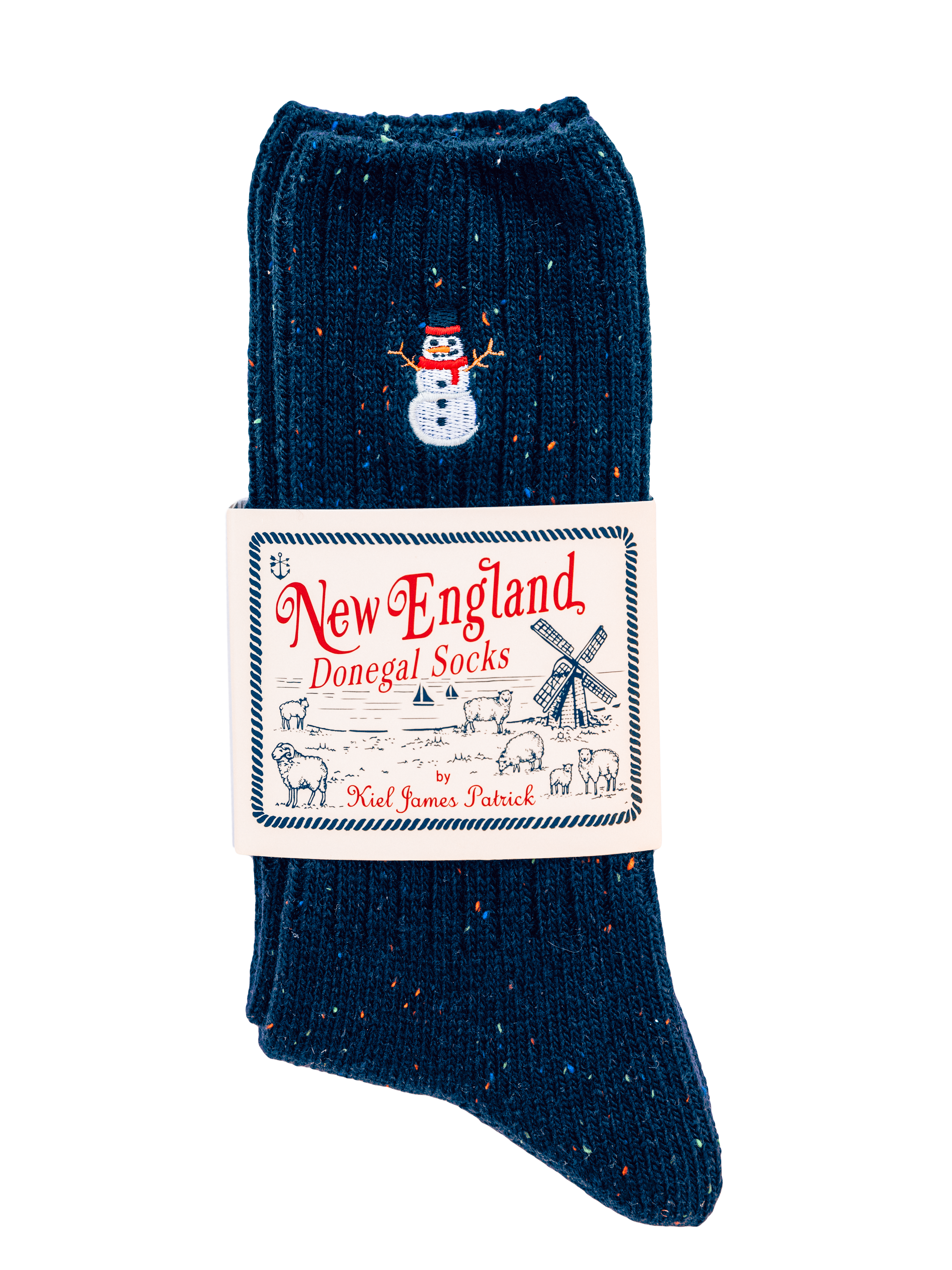 Snowman Donegal Sock