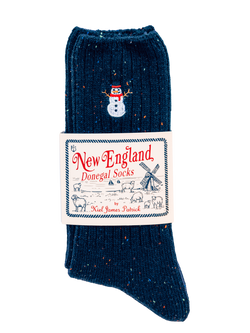 Snowman Donegal Sock