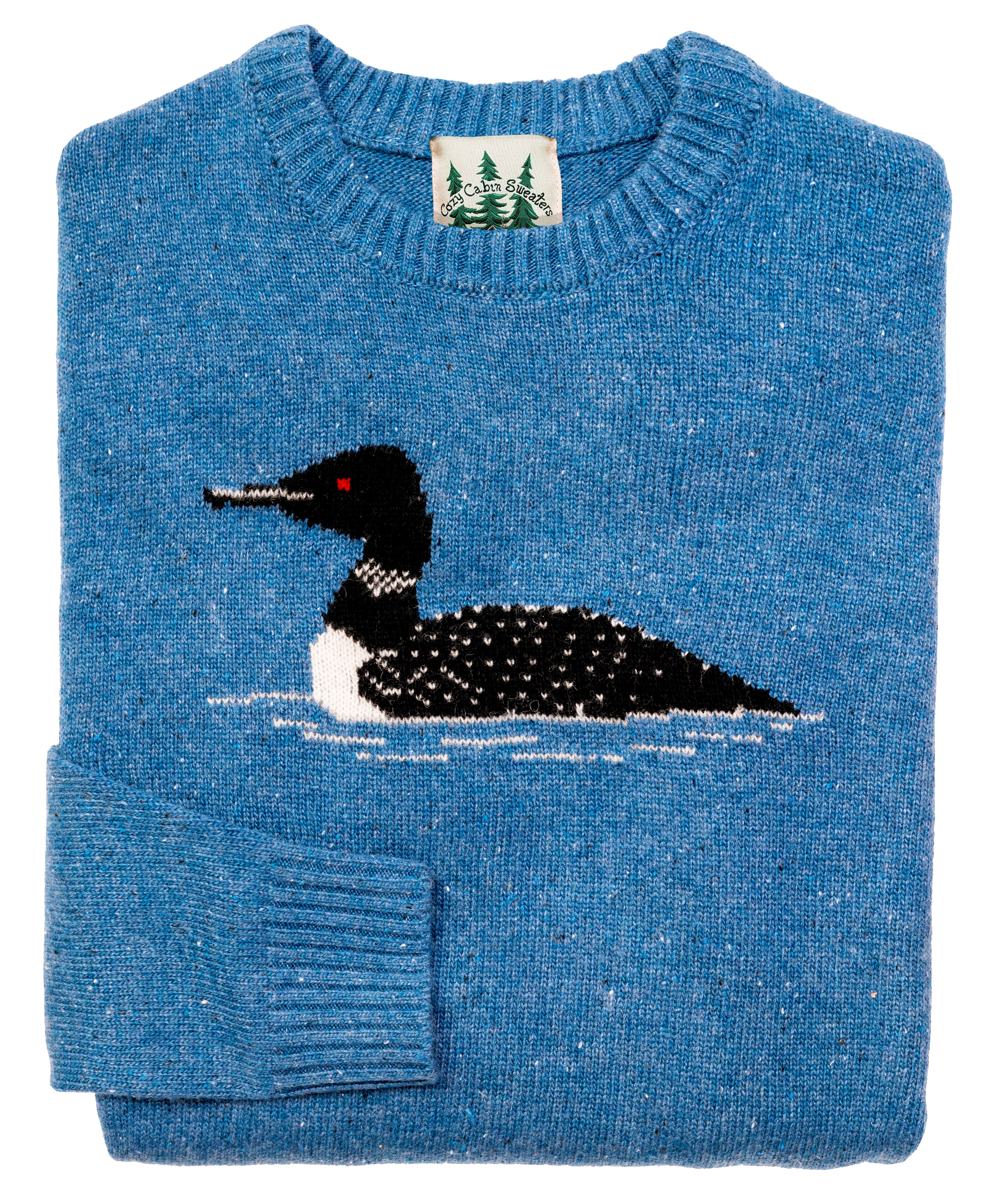 Squam Lake Loon Donegal Sweater