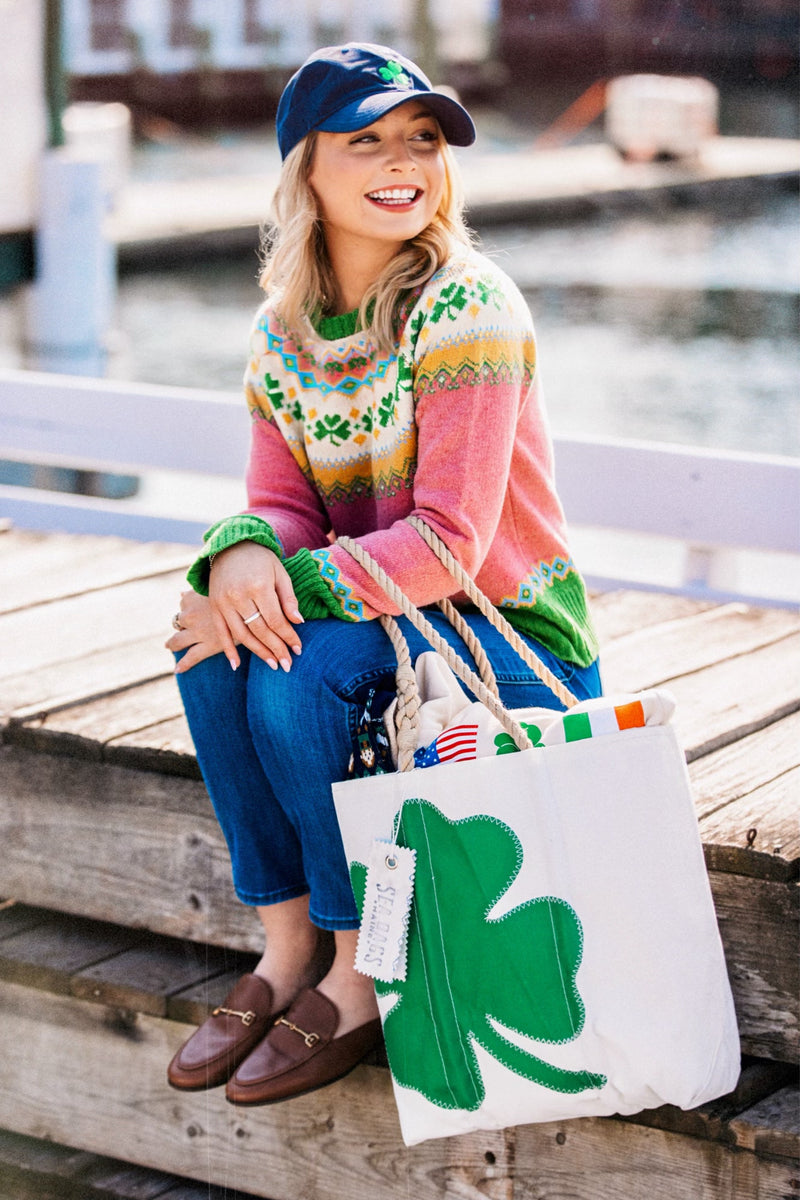 The Pink Fair Isle Irish Sweater