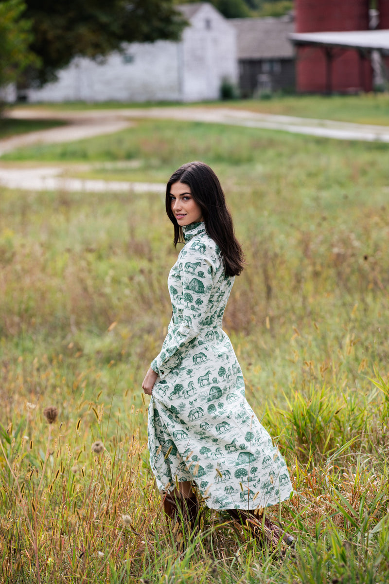 Stonewall Pasture Flannel Maxi Dress