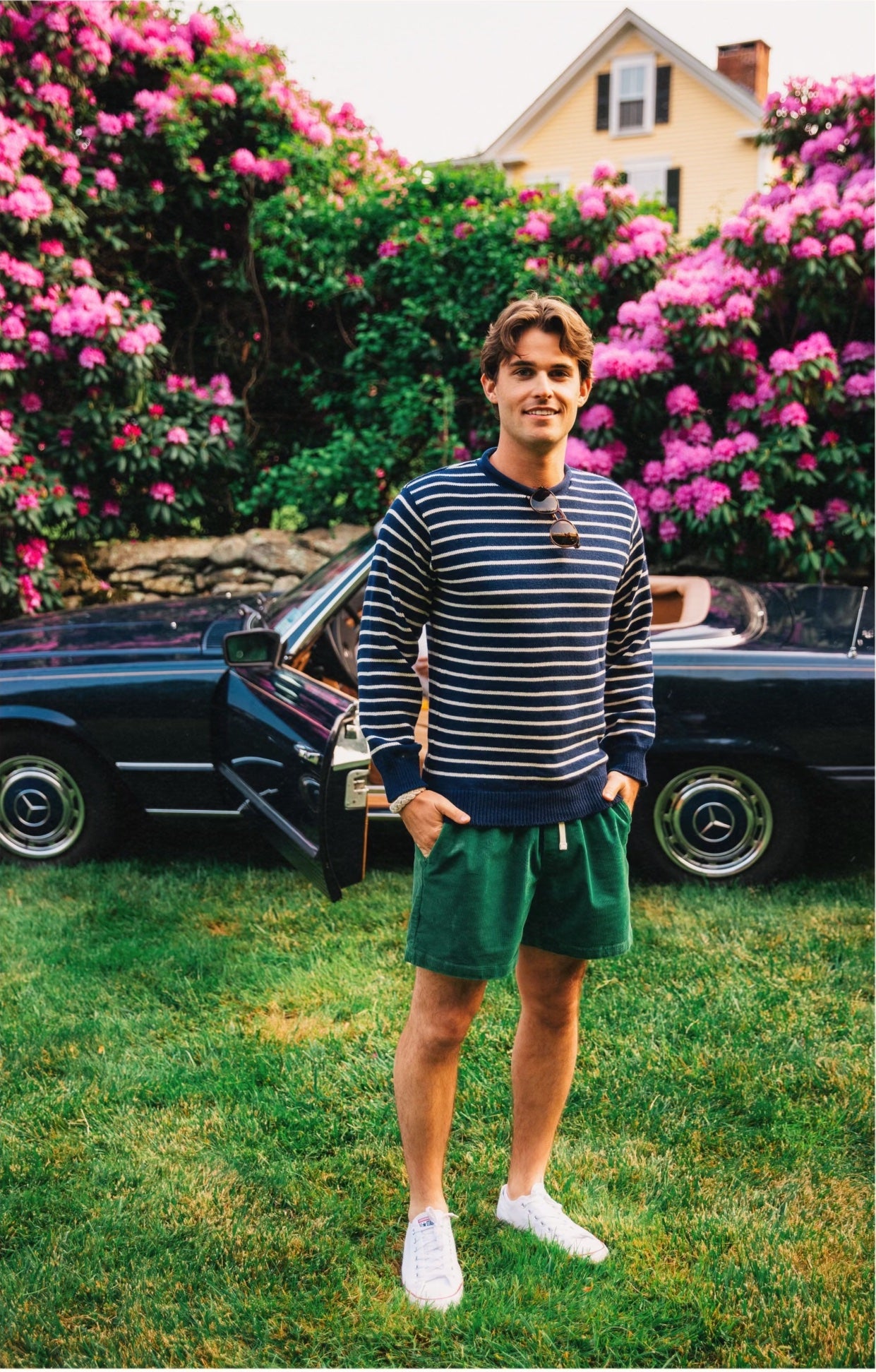 Coastal Corduroy Shorts in Green