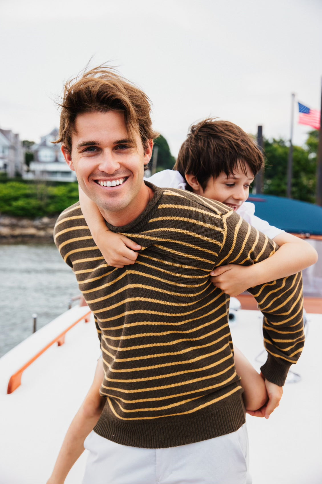 McQueen Striped Rollneck Sweater - Men's