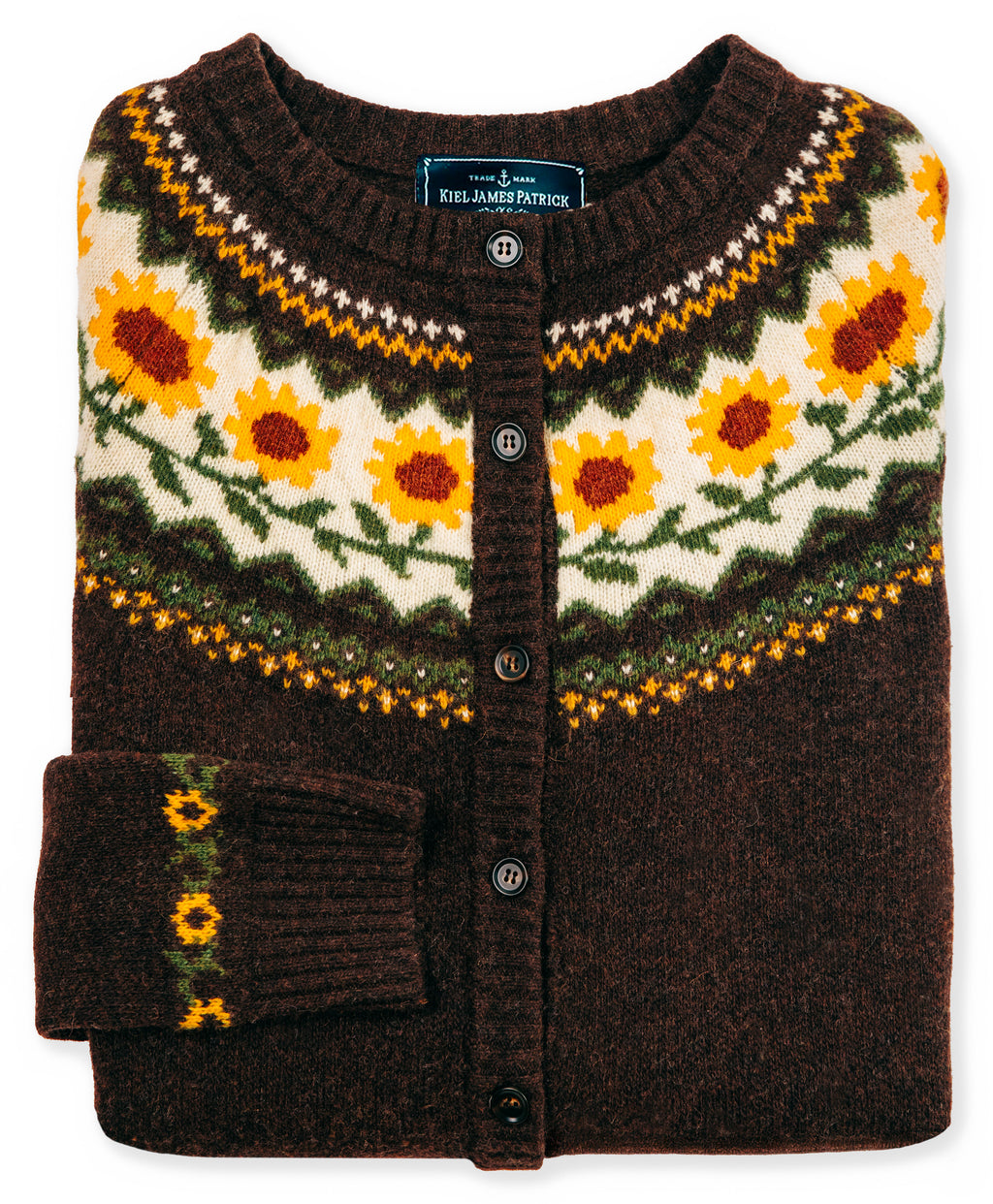 sunflower ニットベスト SunflowerCardiganBrown_1024x.