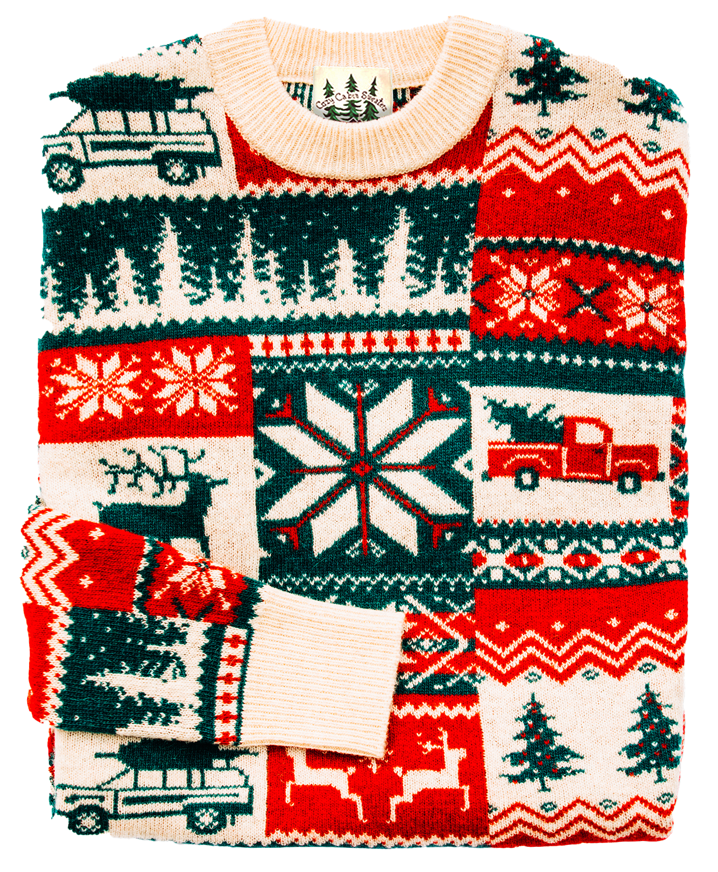 The Christmas Patchwork Sweater