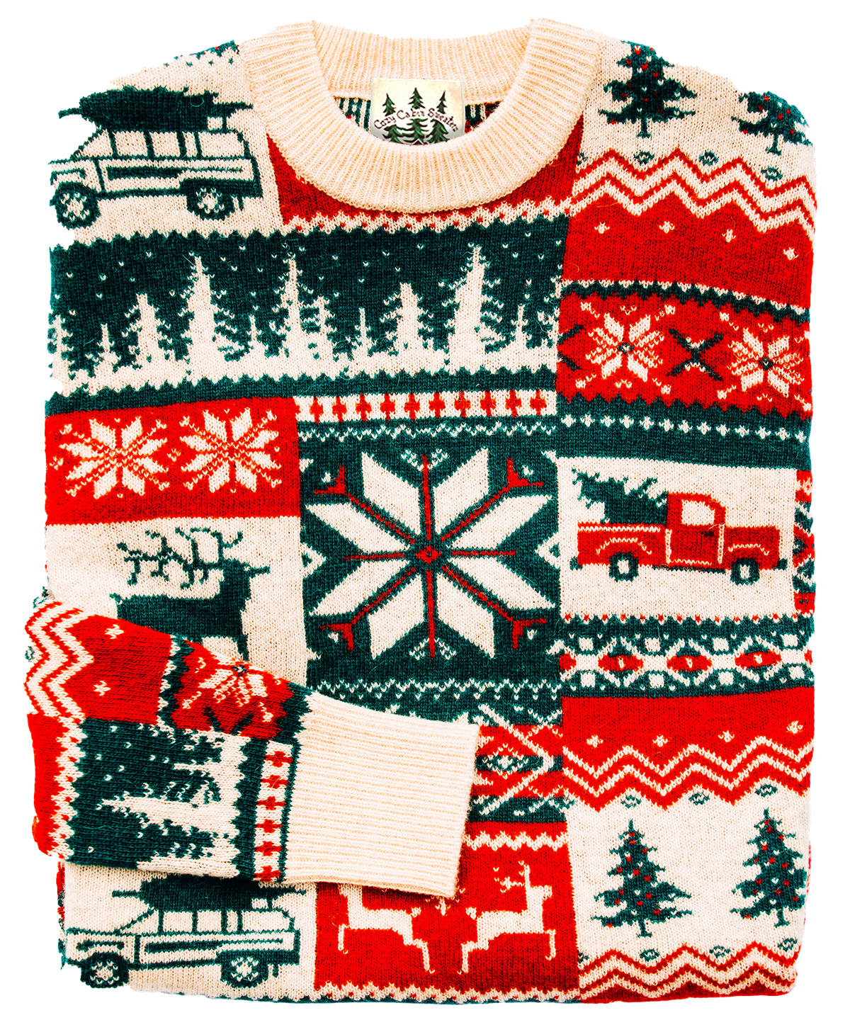 Christmas Patchwork Sweater