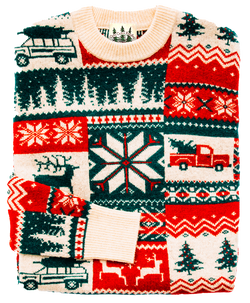 The Christmas Patchwork Sweater