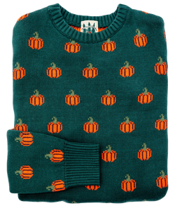 The Country Pumpkin Men's Sweater - Green