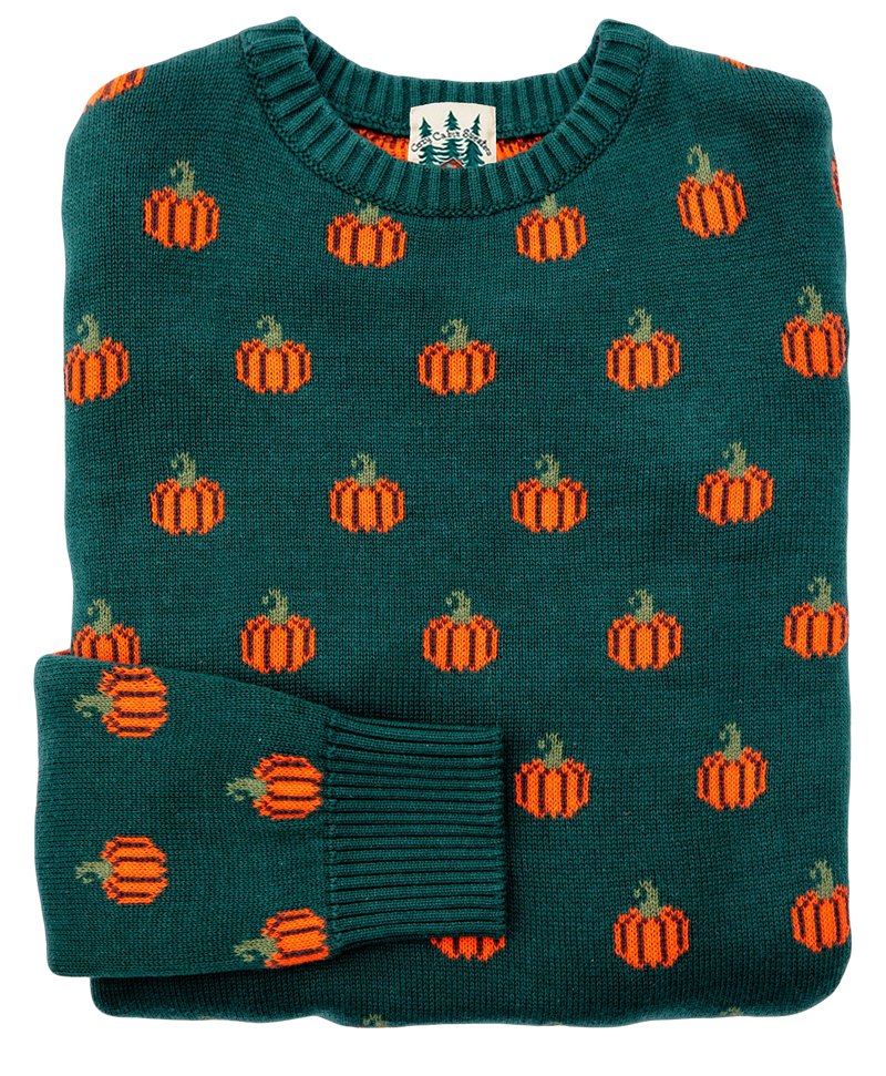 The Country Pumpkin Men's Sweater - Green