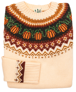 The Cozy Pumpkin Sweater - Women's  Cream