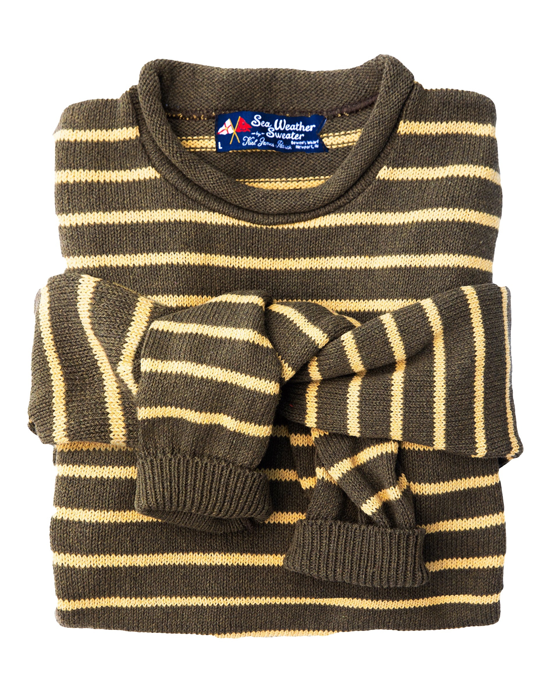 McQueen Striped Rollneck Sweater - Men's