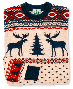 Alpine Moose Sweater