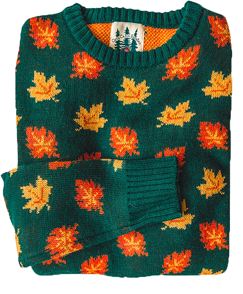 The Big Cozy Fall Leaf Sweater