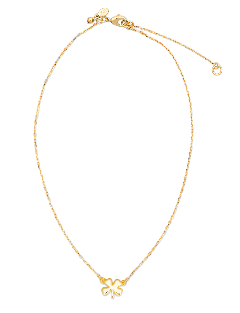 Gold Four Leaf Clover Necklace