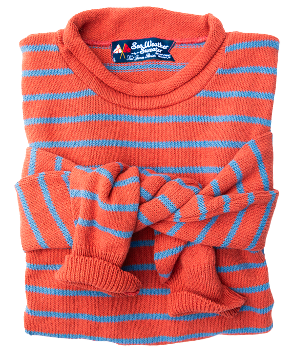 Harrison Striped Rollneck Sweater- Men's