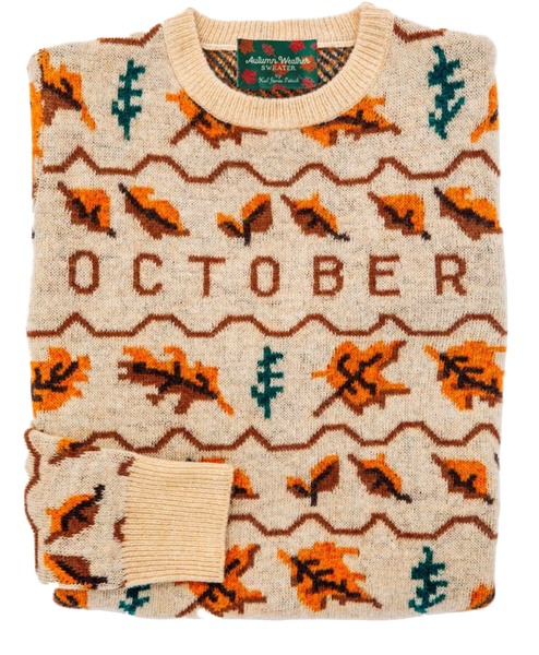 KJP Women's October Crewneck Fall Sweater