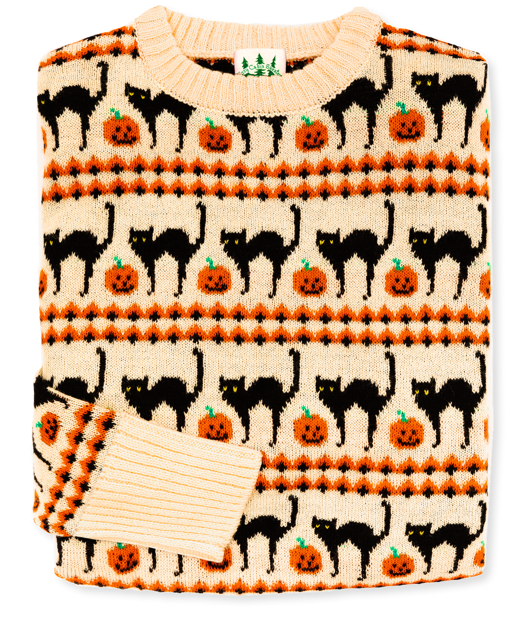 KJP Scaredy Cat Fair Isle Crewneck Halloween Sweater – Kiel James