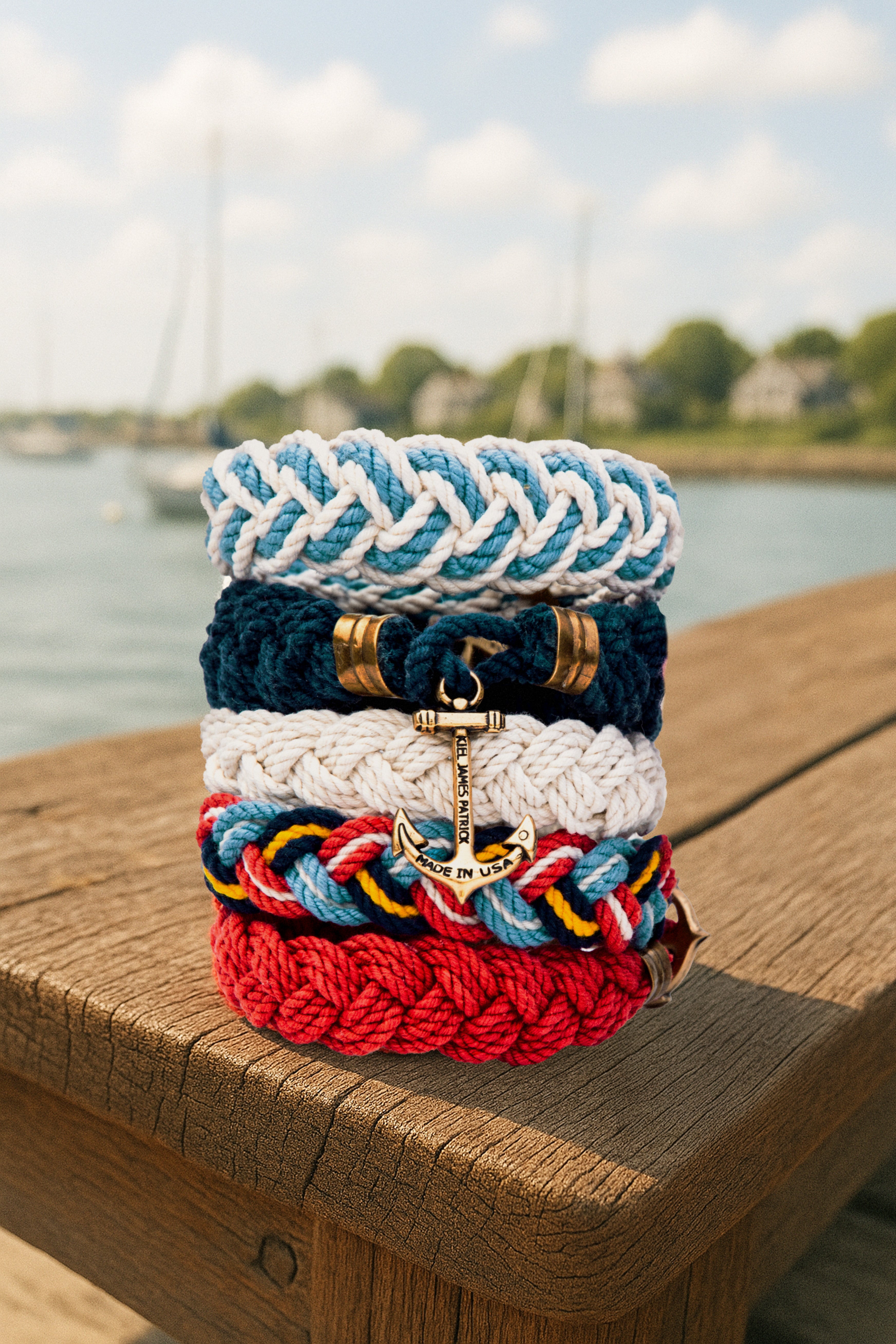 Narragansett Lifeguard Chairs Turk's Head Knot Bracelet