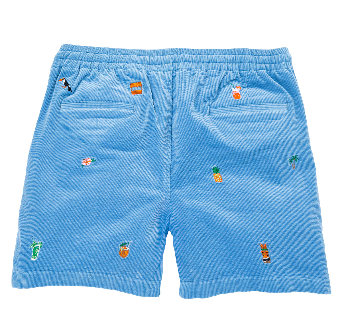 Vacation Mode Corduroy Drawstring Shorts