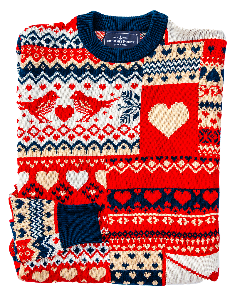 Valentine Patchwork Sweater