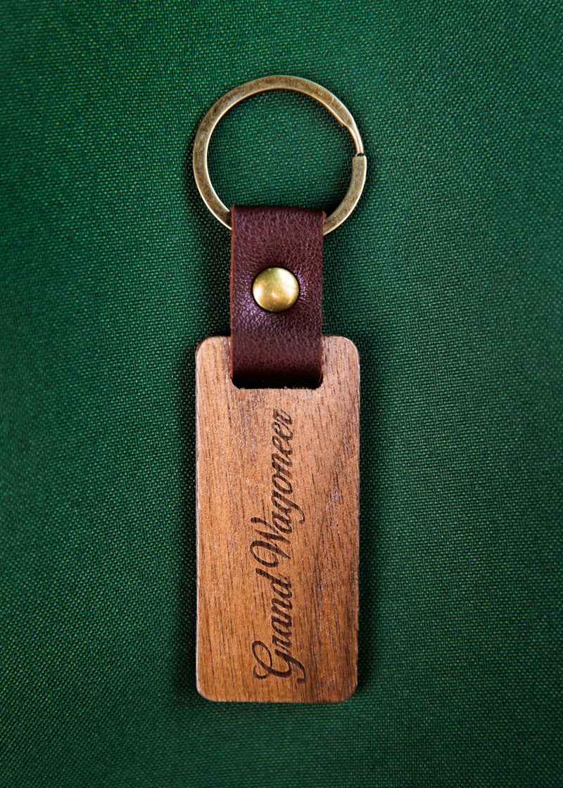 Jeep® x KJP Grand Wagoneer Wooden Keychain