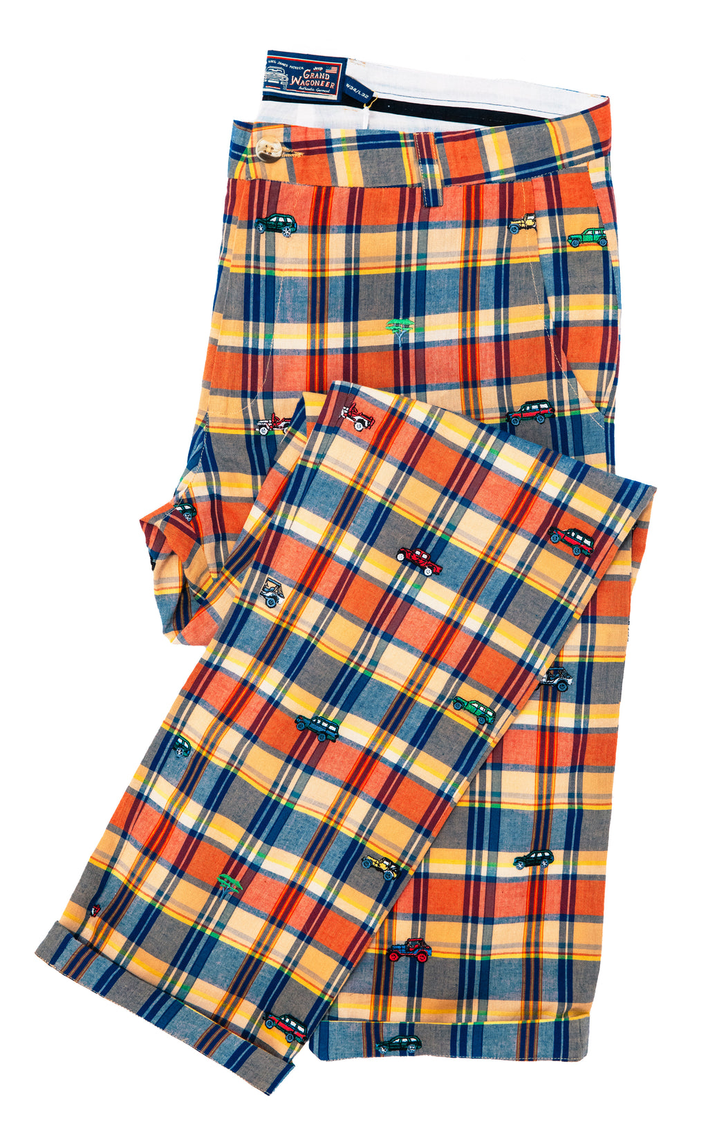 Jeep® x KJP Men's Embroidered Madras Pant – Kiel James Patrick