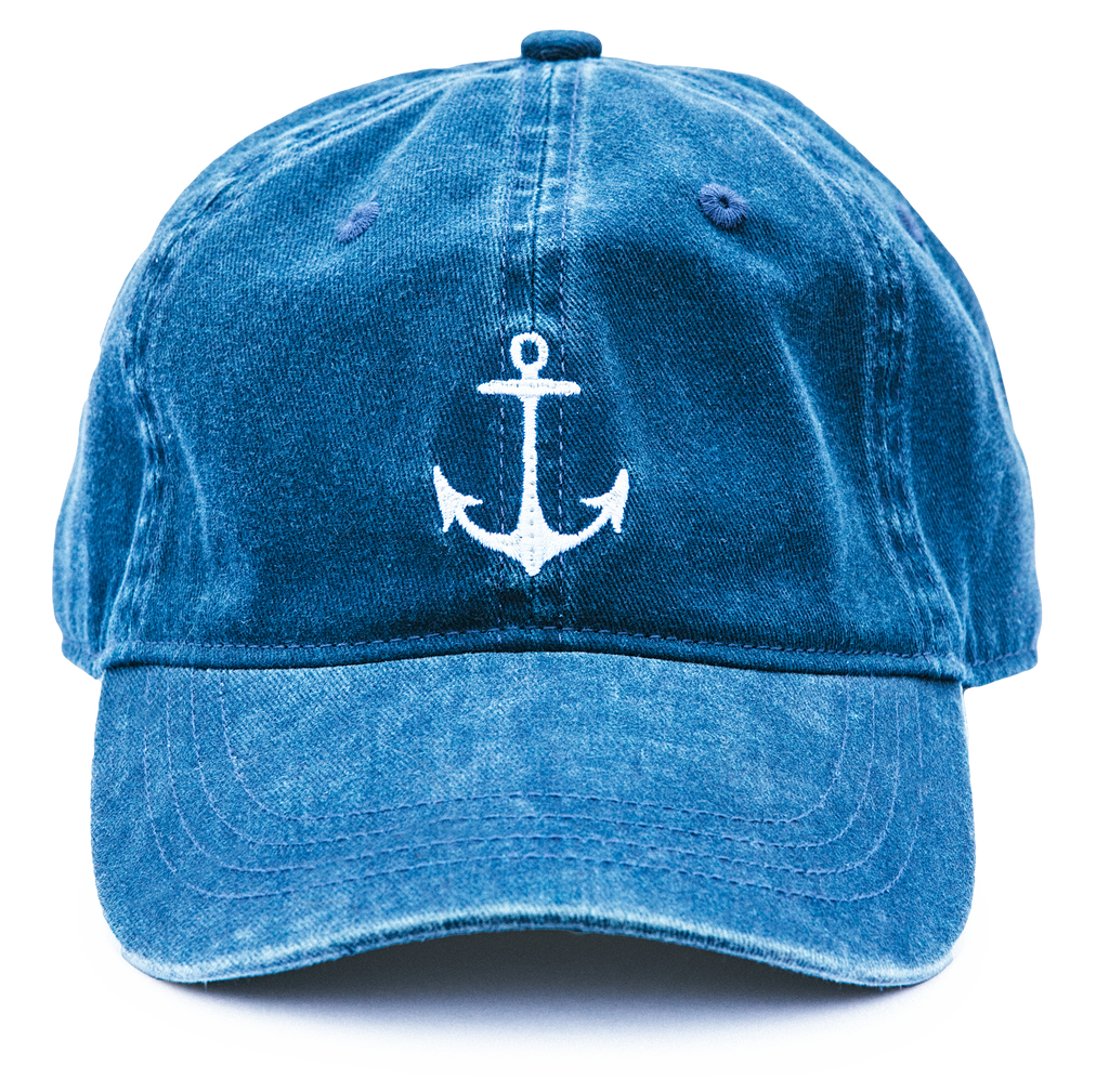KJP East Coast Anchor Embroidered Twill Ball Cap in Blue – Kiel