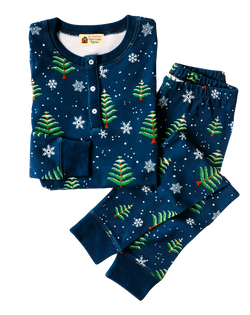 Snowy Night Kid’s Pajamas