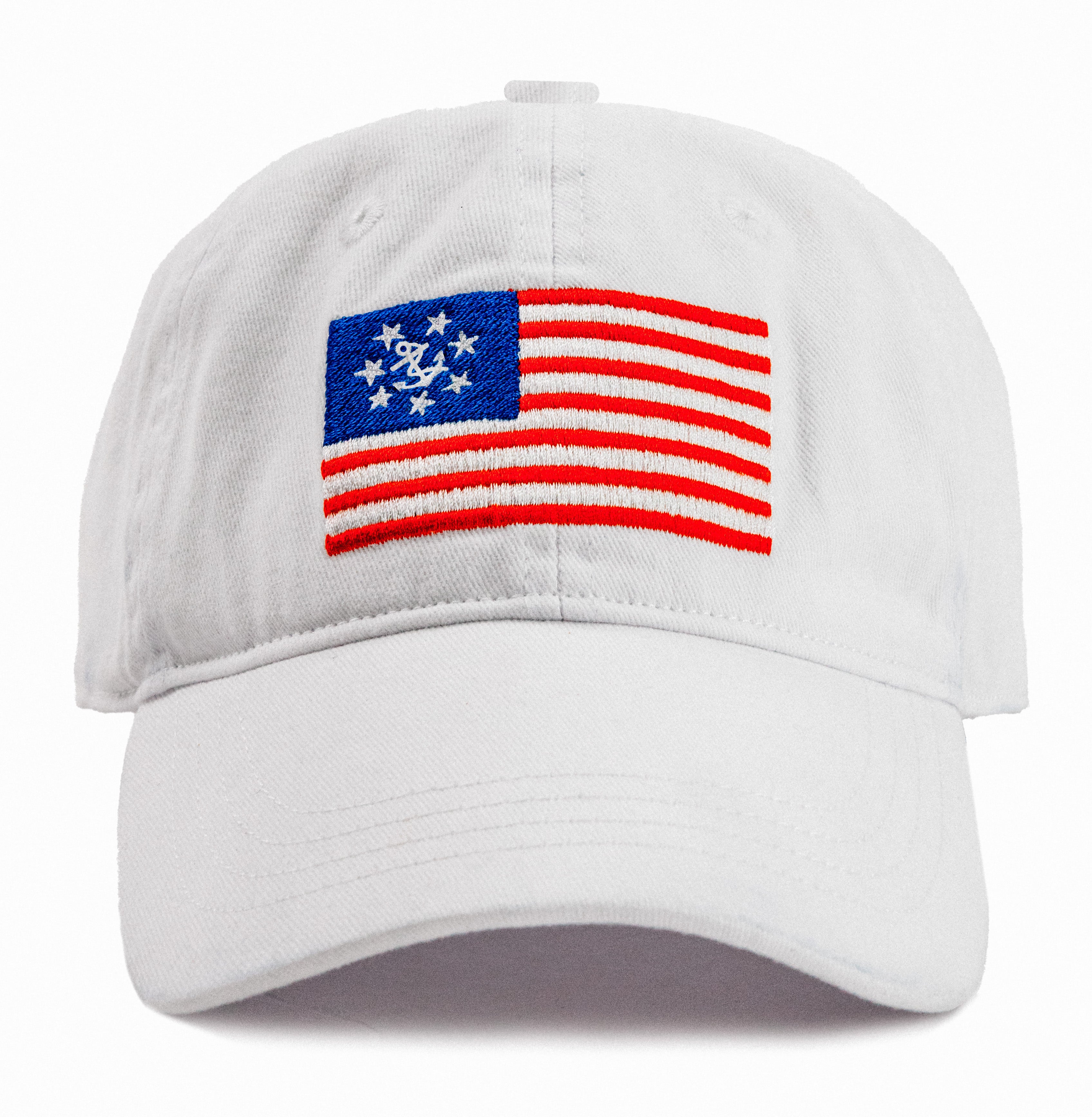 American Yacht Flag Hat in White