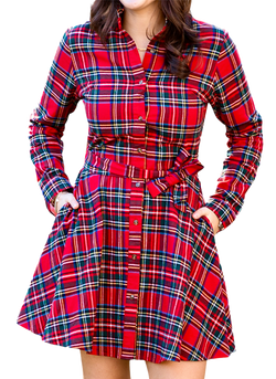 Winter Spice Flannel Dress Winter Spice Flannel Dress