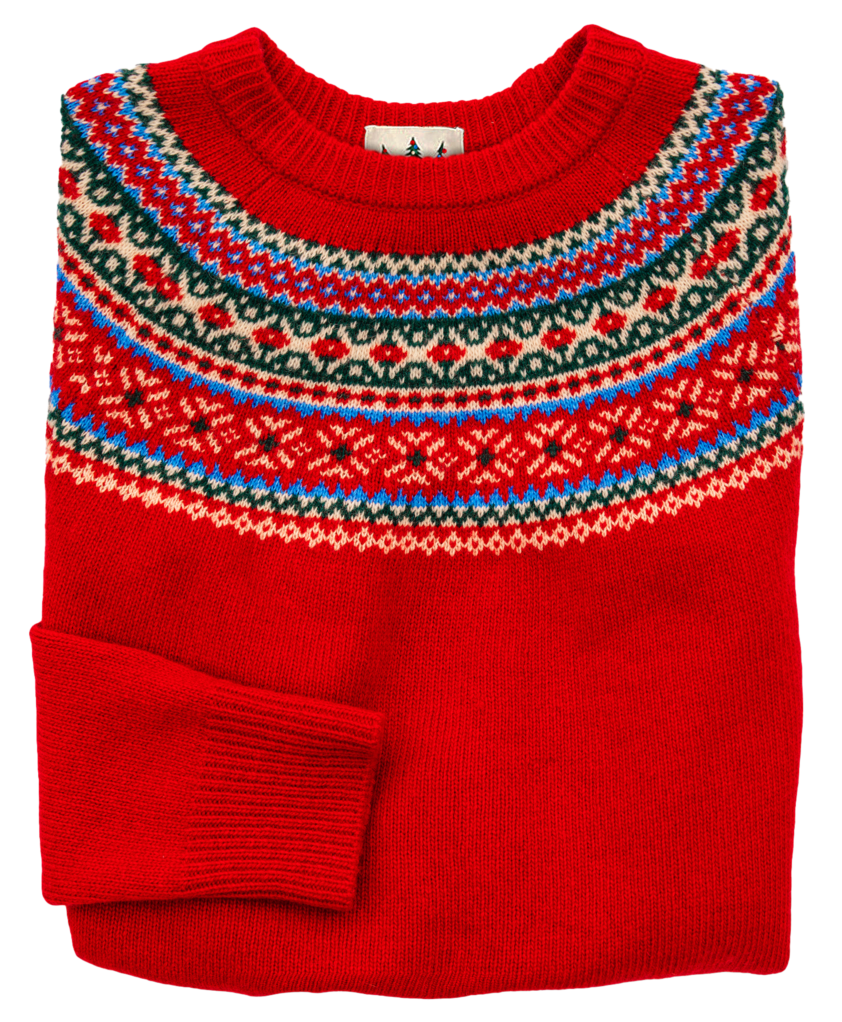 Winter Berry Fair Isle Sweater