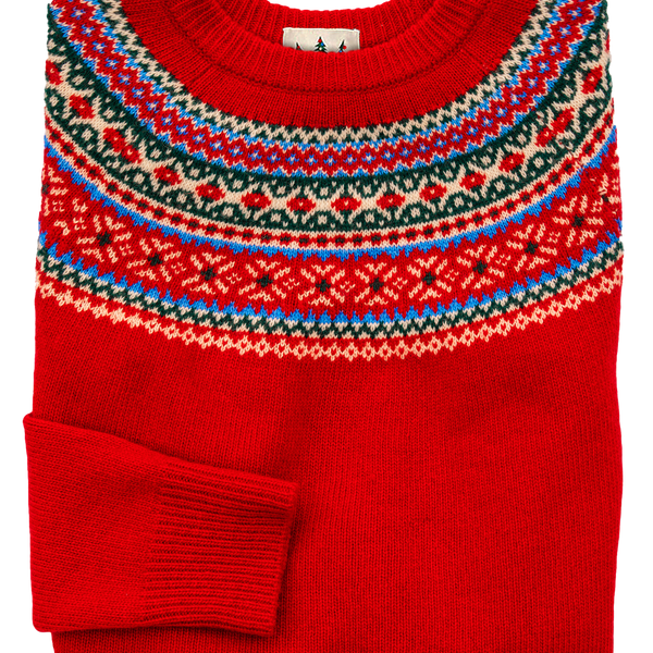 Winter Berry Fair Isle Sweater Kiel James Patrick