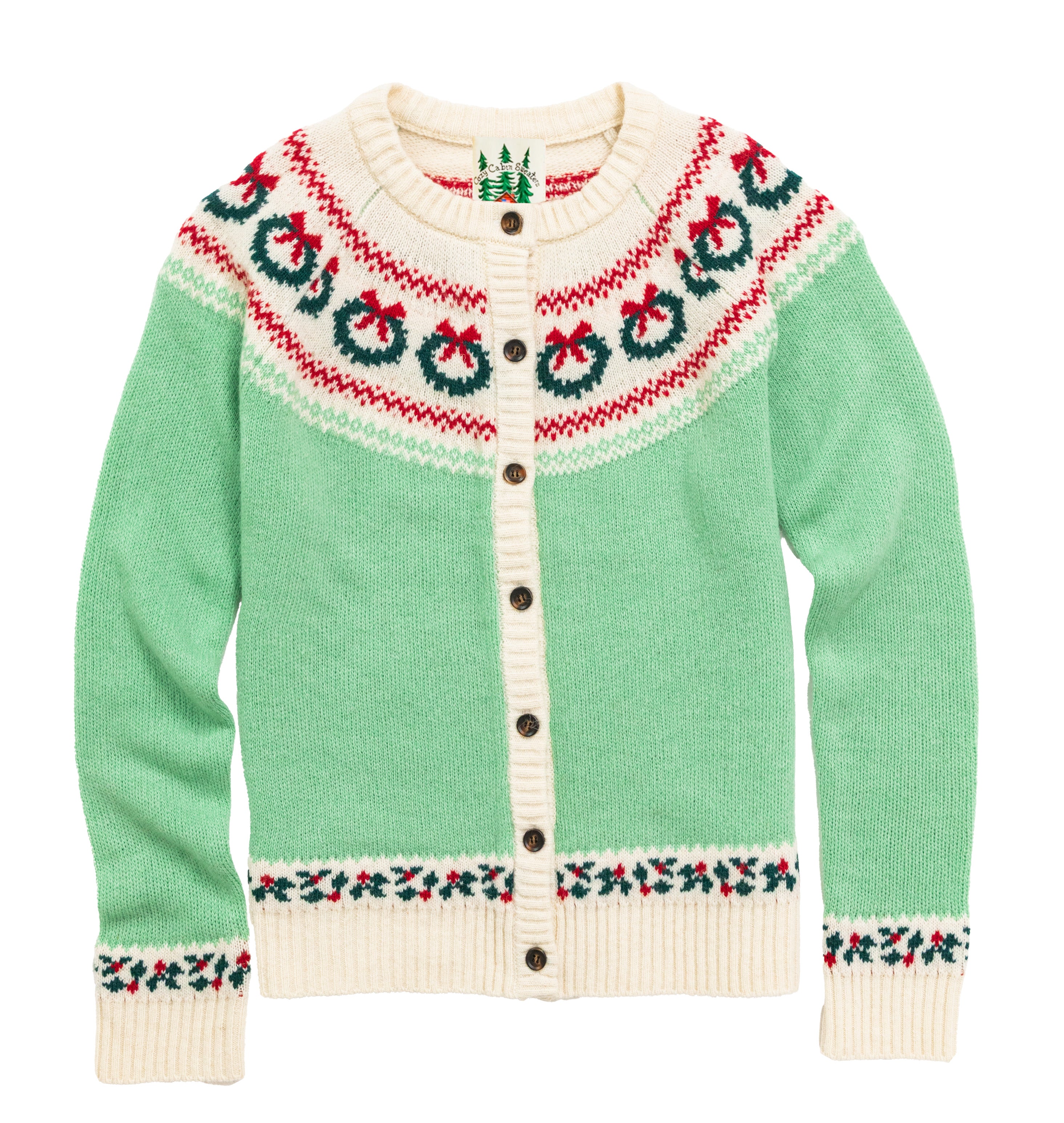 Hollyberry Wreath Cardigan