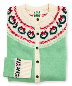 Hollyberry Wreath Cardigan
