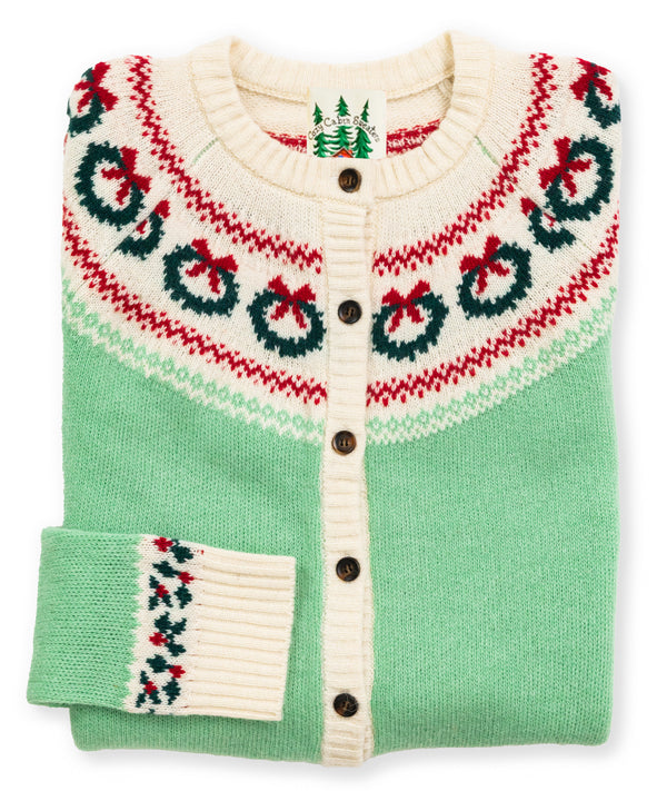 Hollyberry Wreath Cardigan